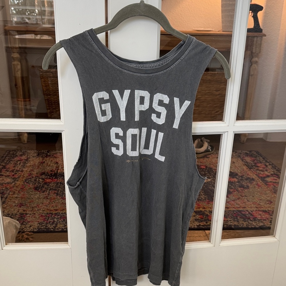 Spiritual Gangster Charcoal Muscle Tee